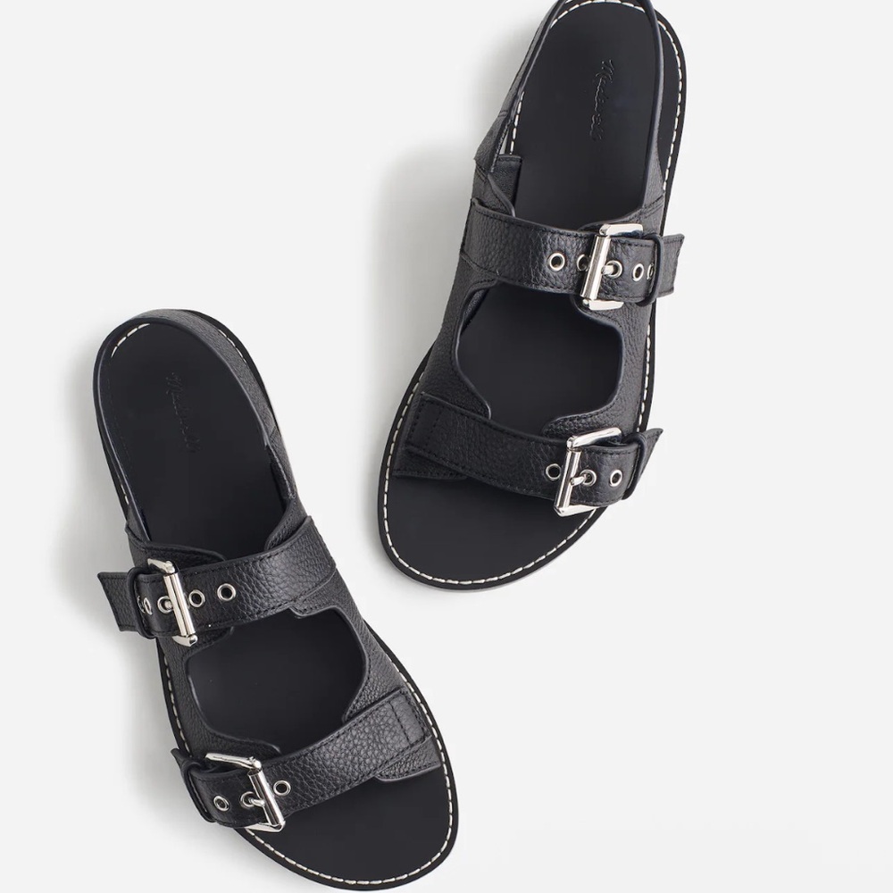 Madewell The Maude Double Strap Slingback Sandal